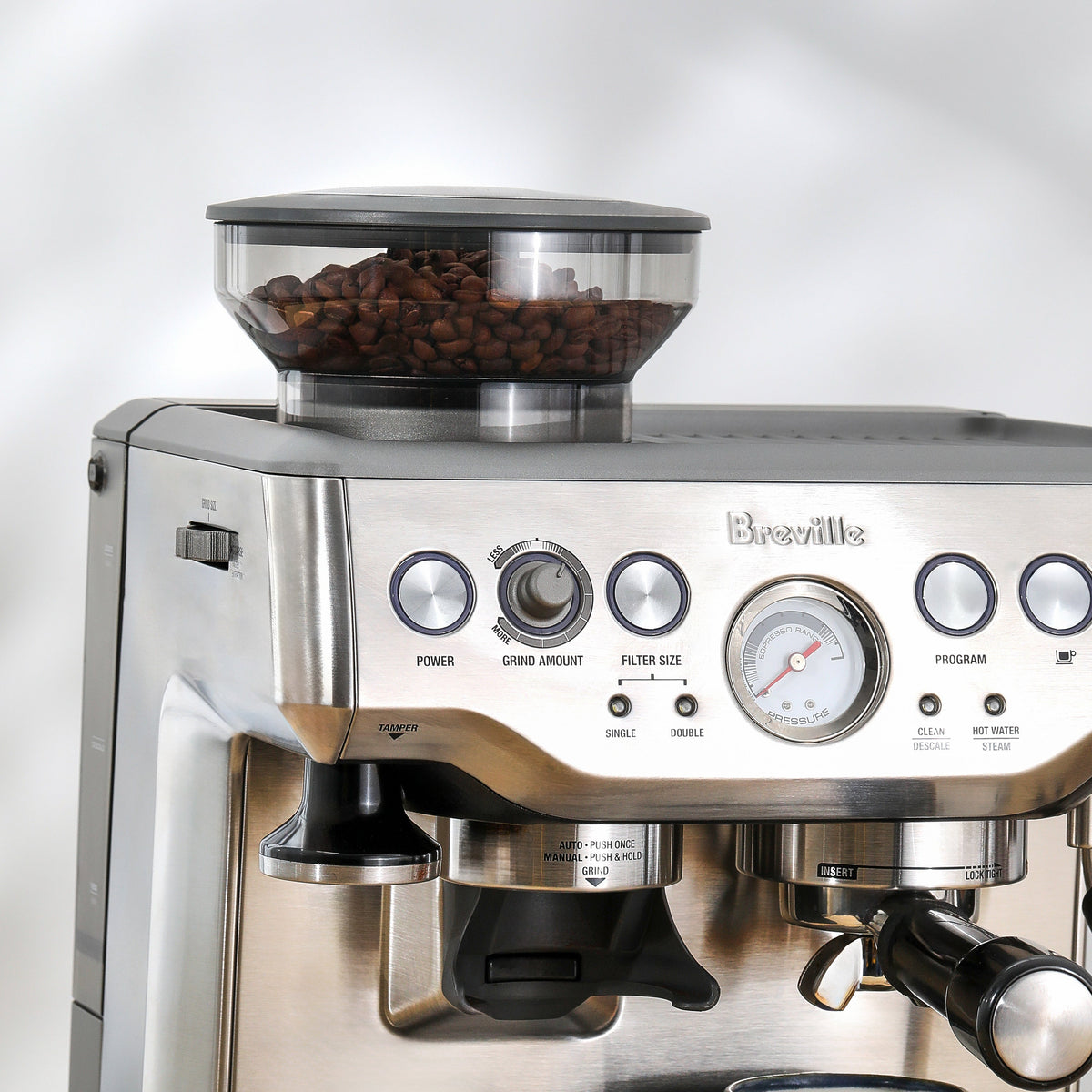 Breville Barista Express Semi-Automatic Espresso Machine with Grinder – BES870
