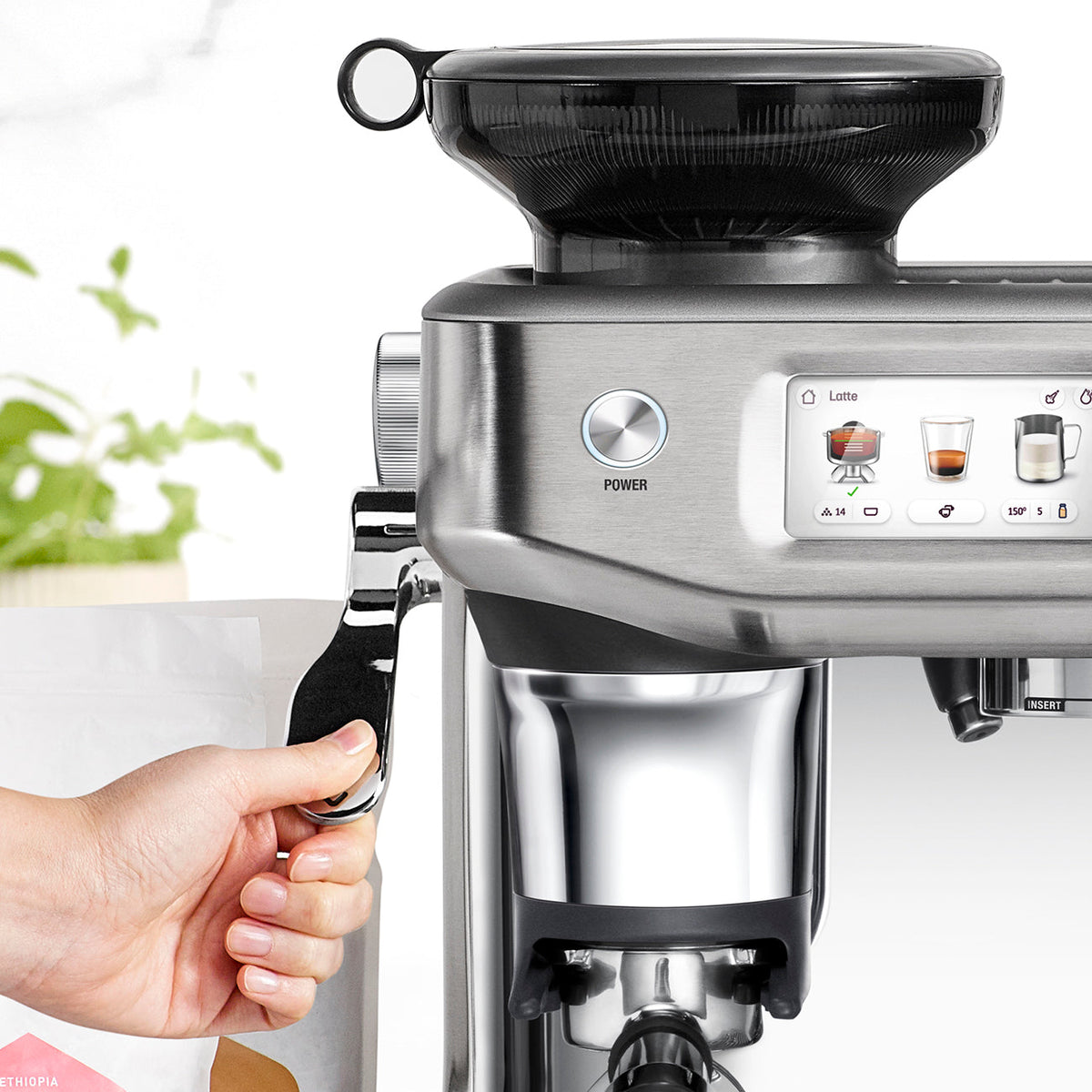 Breville Barista Touch Impress Automatic Espresso Machine with Grinder and Assisted Tamping – BES881