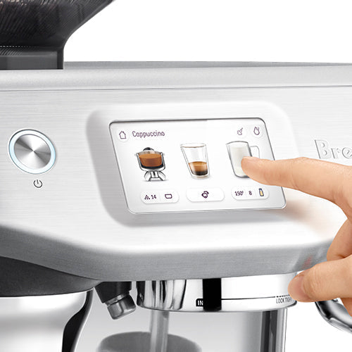 Breville Barista Touch Impress Automatic Espresso Machine with Grinder and Assisted Tamping – BES881