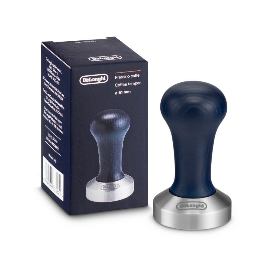 De'Longhi Professional Coffee Tamper, Stainless Steel