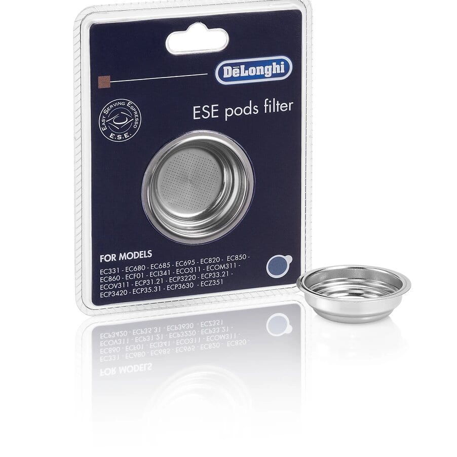 De'Longhi E.S.E Easy Serve Replacement Espresso Pod Filter for select Espresso Machines, Stainless Steel