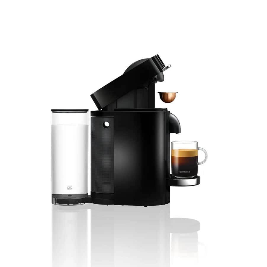 Nespresso Vertuo Plus Deluxe Coffee and Espresso Machine by De'Longhi, Black