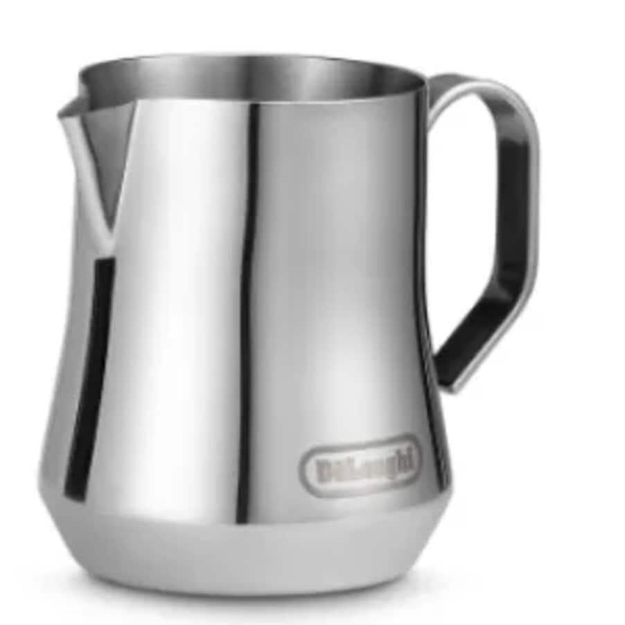 De'Longhi Milk Frothing Pitcher, Stainless Steel 12 oz