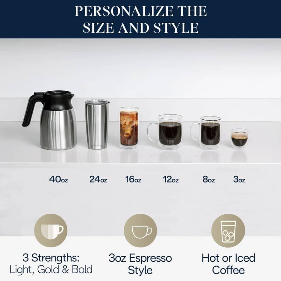 De'Longhi TrueBrew Drip Coffee Maker with Carafe