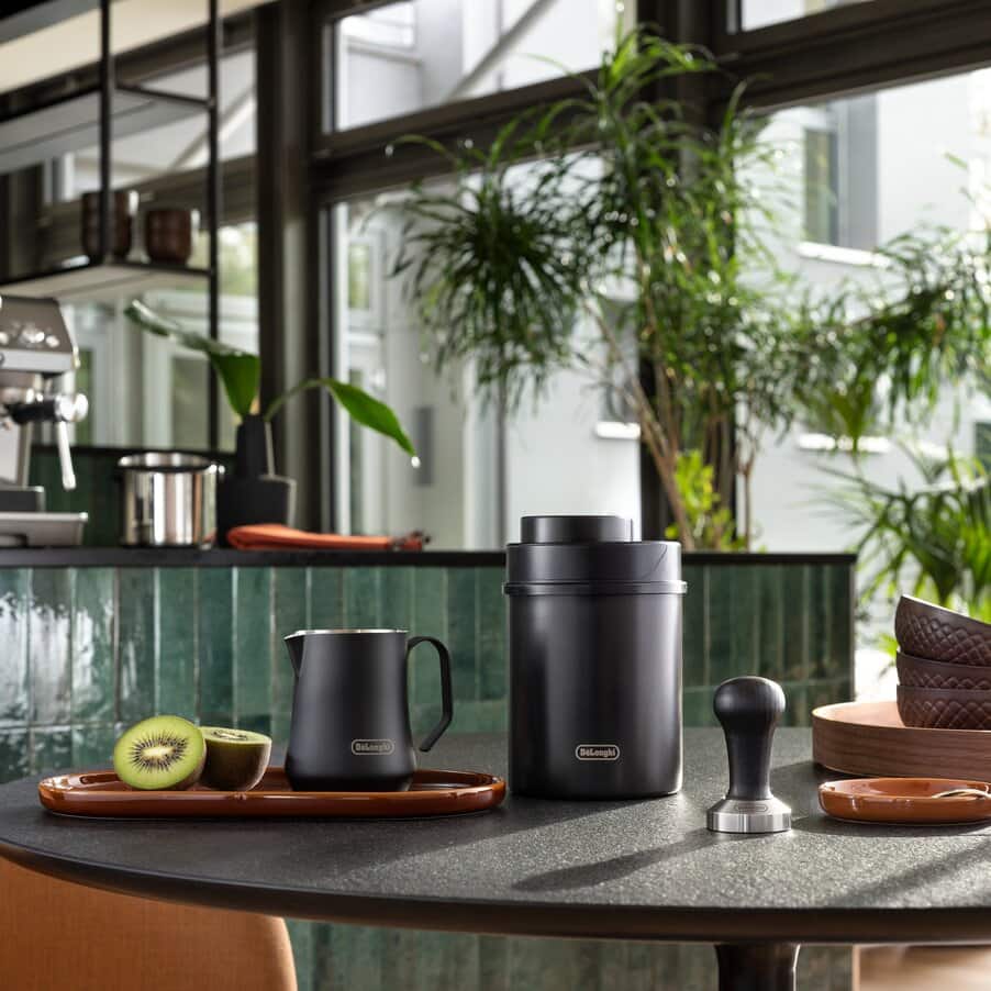 De'Longhi Vacuum Coffee Canister Black
