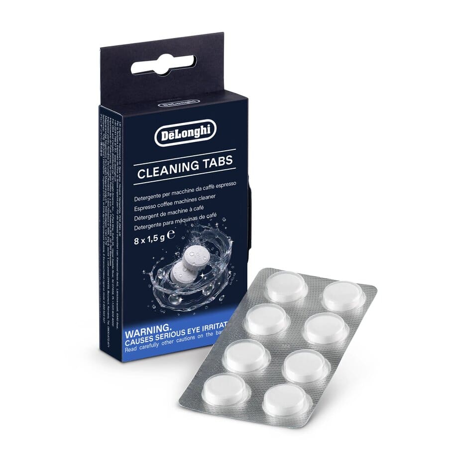 De'Longhi Cleaning tabs, espresso coffee machines cleaner, blister with 8x1,5 g