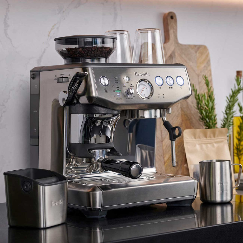 Breville Barista Express Impress Semi-Automatic Espresso Machine with Grinder – BES876BSS1BNA1