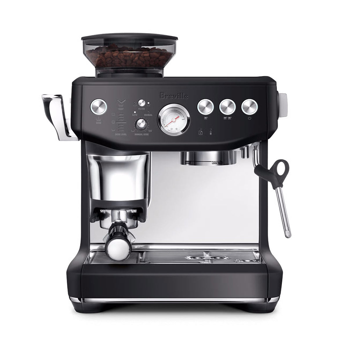 Breville Barista Express Impress Semi-Automatic Espresso Machine with Grinder – BES876BSS1BNA1