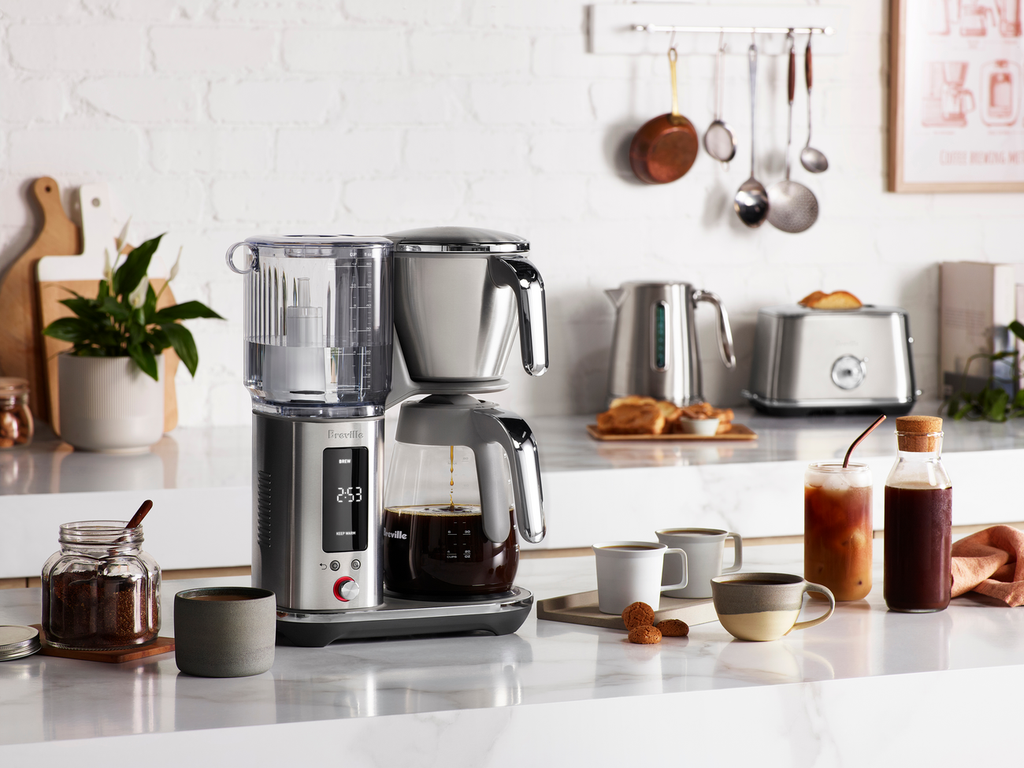 Breville Luxe Brewer Glass Drip Coffee Maker – 12-Cup, 60 oz