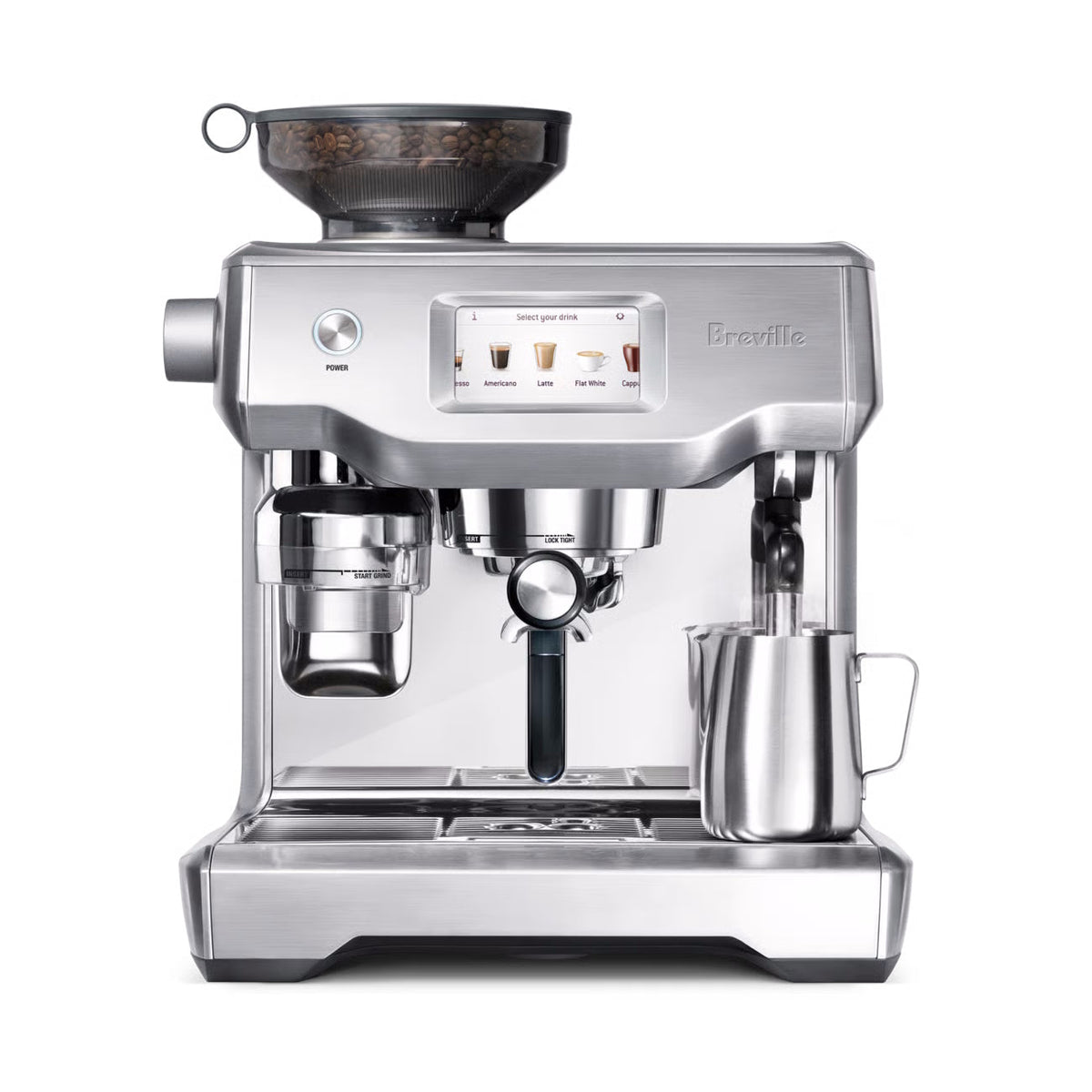 Breville Oracle Touch Automatic Dual-Boiler Espresso Machine with Grinder – BES990BSS