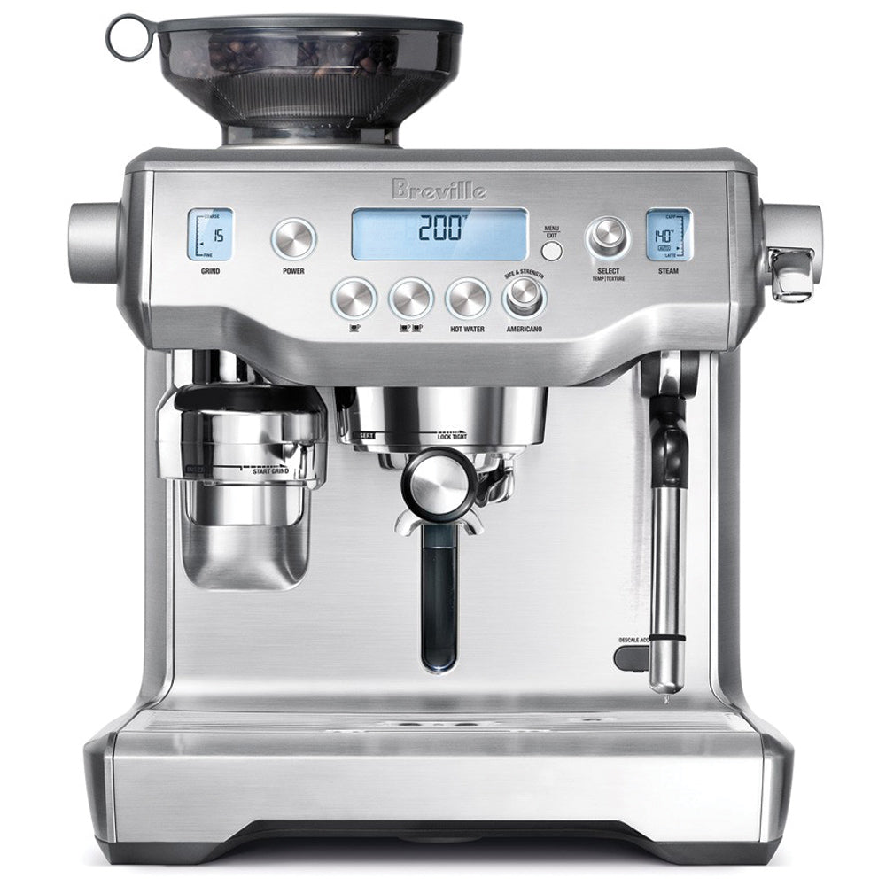Breville Oracle Automatic Dual-Boiler Espresso Machine with Built-In Grinder – BES980XL